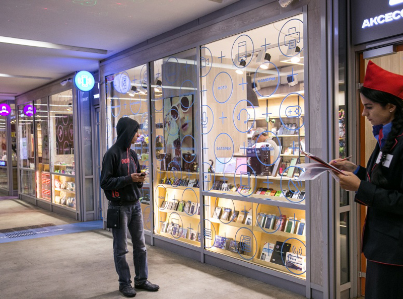 Единый стиль будут иметь торговые киоски в подземных переходах