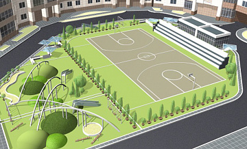 В районе Коптево благоустроят спортивную площадку